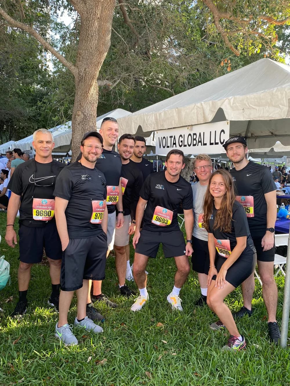 Volta Global team at a corporate run
